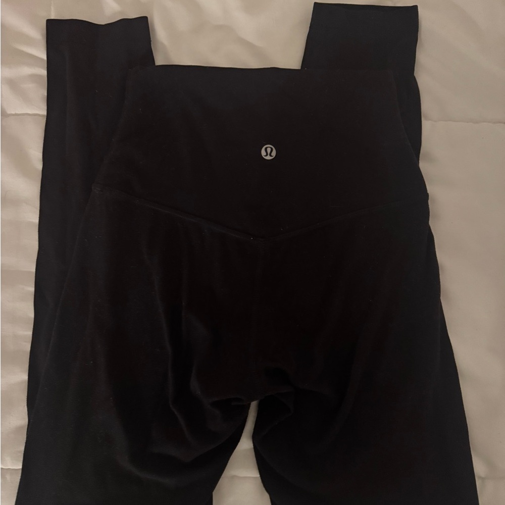 Black Lululemon Align High Rise 25” Leggings- Size 2